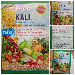Phân bón Kali Aba 2 kích ra hoa đậu quả ( 20gr)