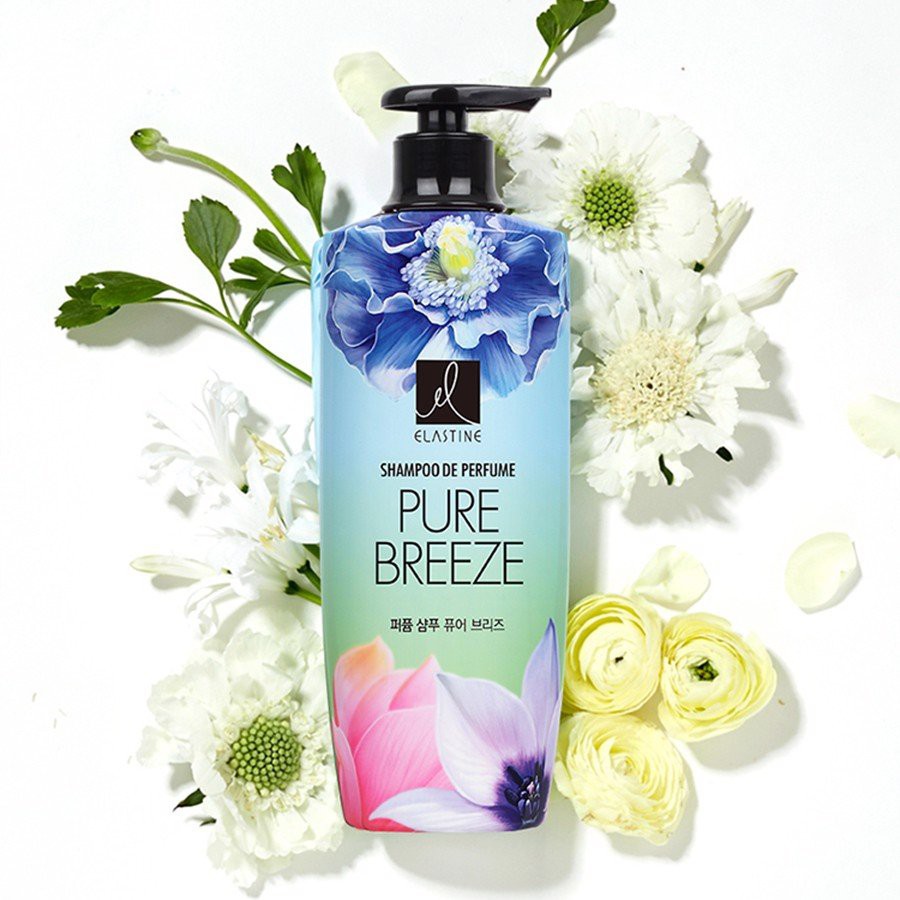 1000 ML- Dầu xả Elastine Hương Nước Hoa Dưỡng Tóc PURE BREEZE HÀN QUỐC