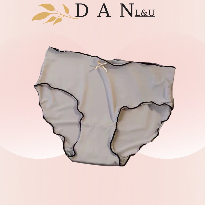 Quần Lót Nữ Gợn Sóng Thắt Lưng Nơ Mềm Mịn Thoáng Mát DAN L&amp;U 2074