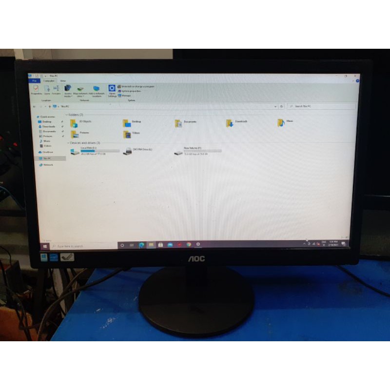 MÀN HÌNH LCD AOC 2070SWN LỖI SỌC, BỤI TRONG, XƯỚC MÀN | BigBuy360 - bigbuy360.vn