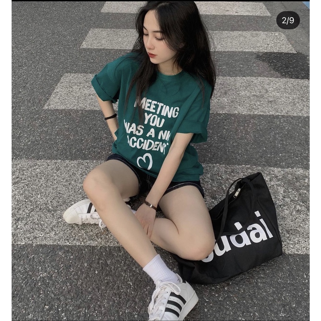 [Ảnh thật+Clip] Áo Phông Kaiding "Meeting You" Chất Cotton Xịn - Hanju