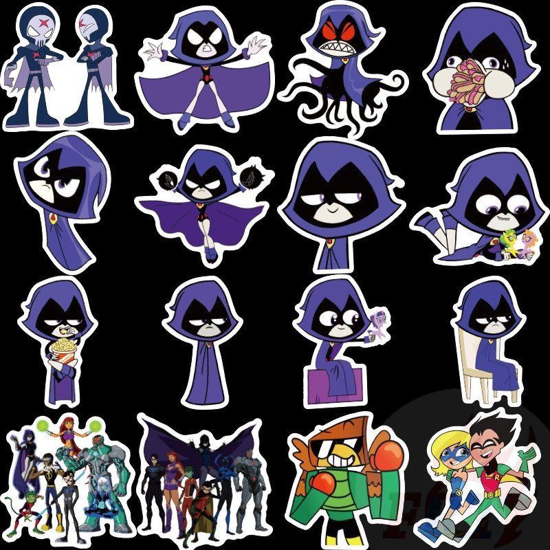 10-50 hình sticker Teen Titans Go! decal
