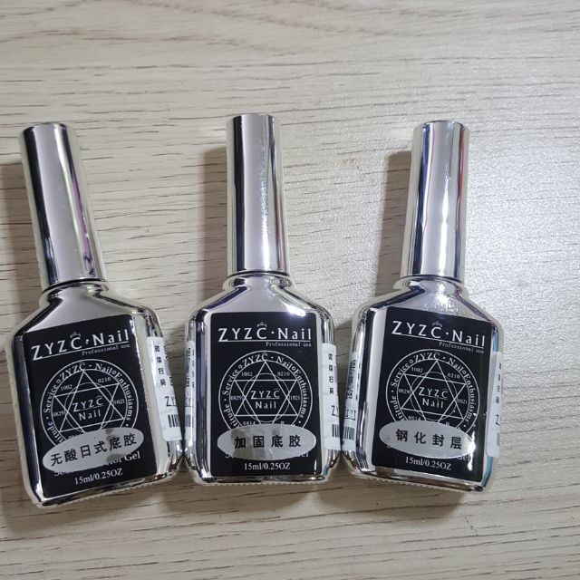 Bộ 3 base top cứng móng ZYZC siêu bóng bền