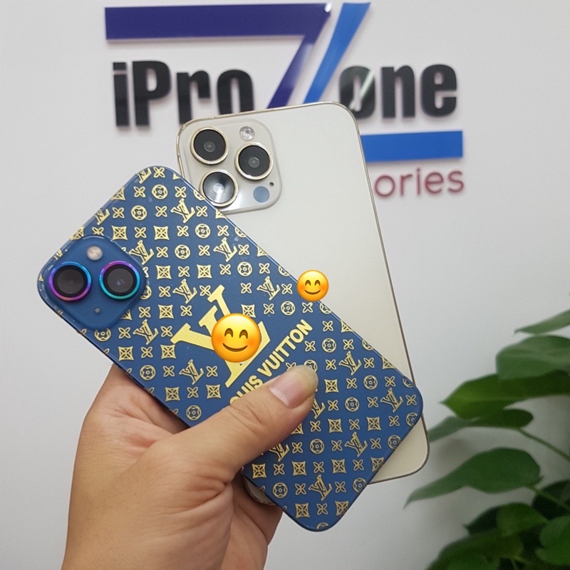 Dán PPF mạ vàng full viền lỗ loa cho Smart IPhone 14 Promax / 14 Pro / 13 Promax / 13 Pro / 13 / 12 