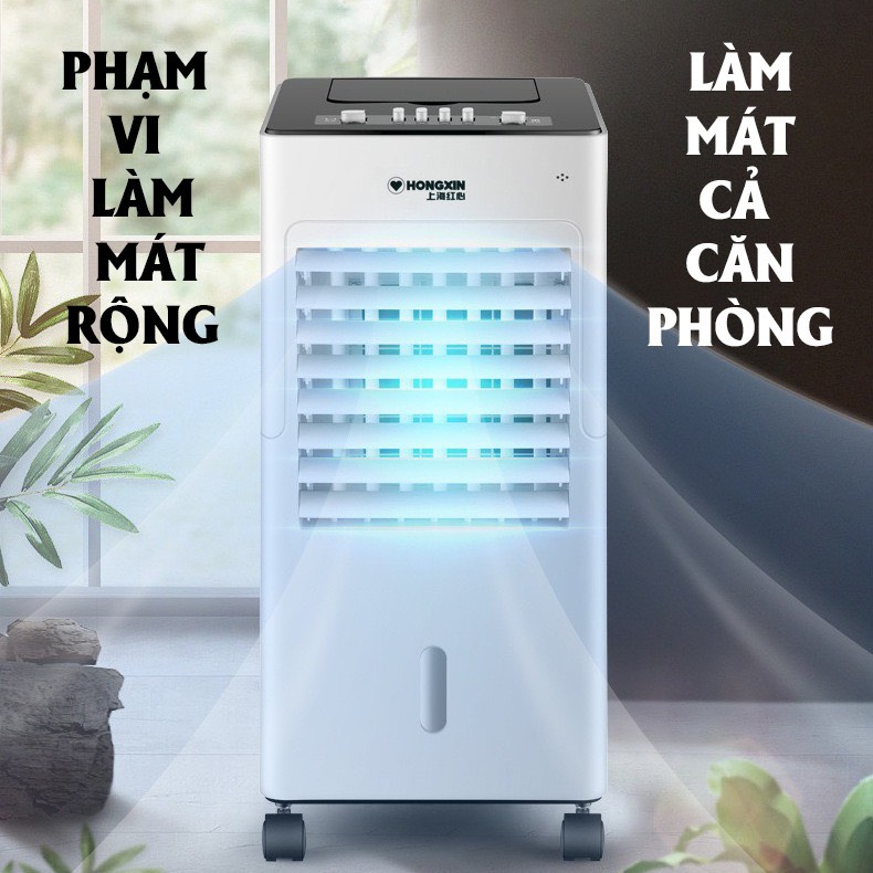 QUẠT ĐIỀU HÒA HƠI NƯỚC RH528 5L CAO CẤP- Thanh lọc không khí, giải cứu mùa hè - Tặng thêm 4 viên đá khô !