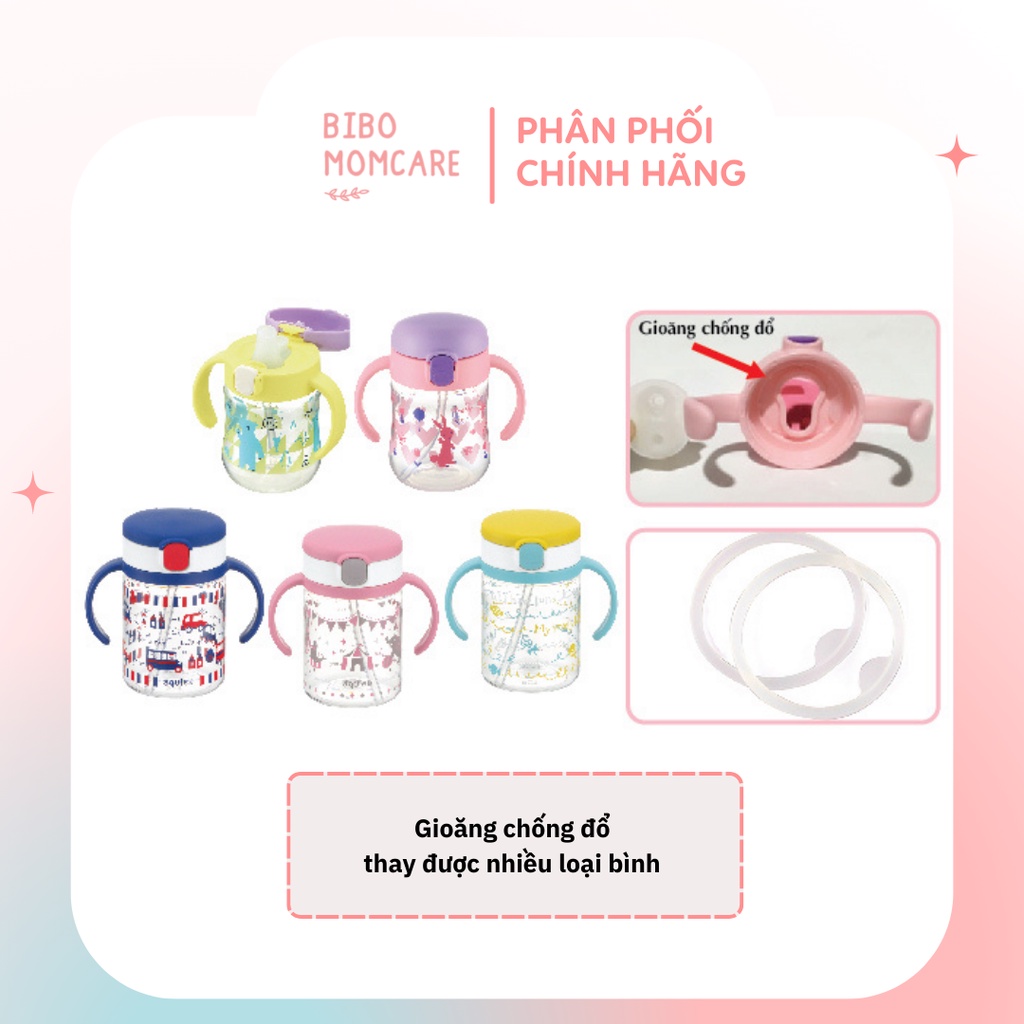 Bộ 2 chiếc Gioăng chống đổ thay thế cho Bình AQ, T.L.I, Mugood Richell | Gasket P-1