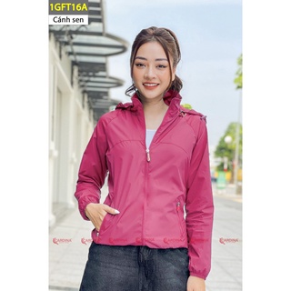 [HÀNG CHÍNH HÃNG] Áo Gió Nữ 𝐂𝐀𝐑𝐃𝐈𝐍𝐀 2 Lớp Cản Gió Chống Nước Cao Cấp Chính Hãng Tặng Kèm Túi Đựng Siêu Gọn