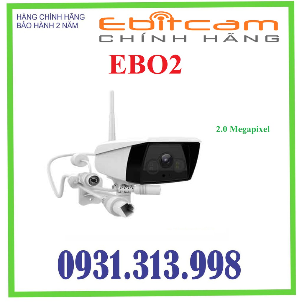 Camera IP hồng ngoại không dây ngoài trời 2.0 Megapixel EBITCAM EB02