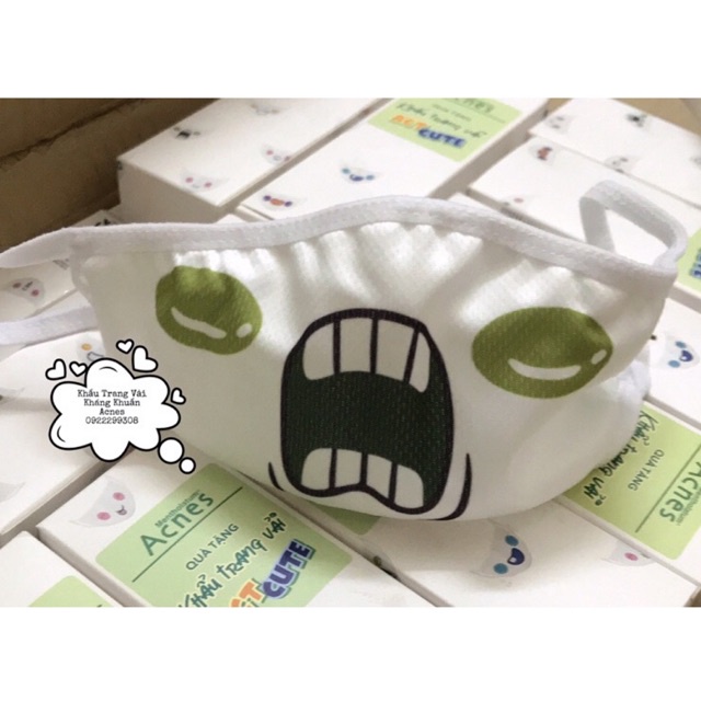 [ Hàng Tặng ] Khẩu Trang Vải Kháng Khuẩn ACT cute Acnes