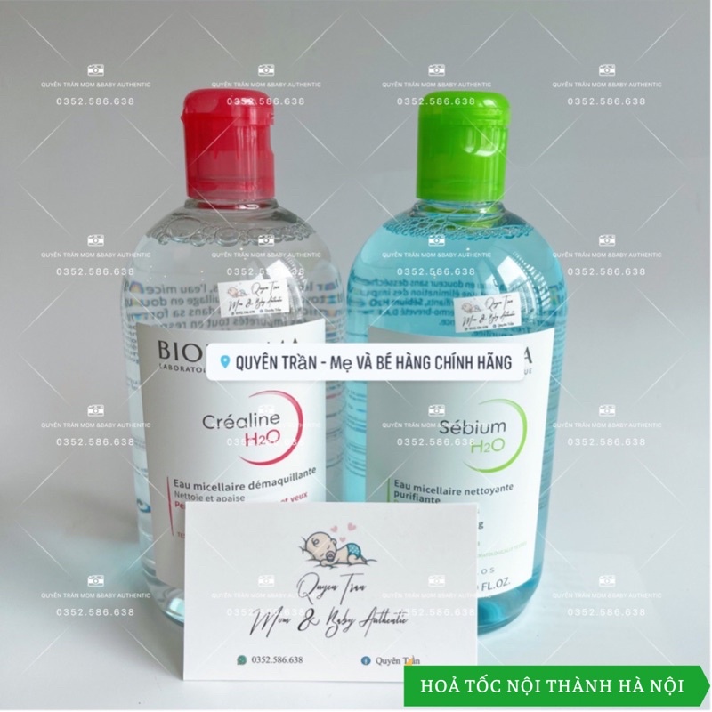 [MÃ NSF4P120 GIẢM 20K ĐƠN 99K] Tẩy trang Bio Pháp nhiều màu chai 500ml