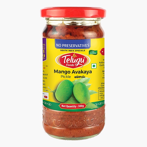 Telugu Pickle - Đồ ngâm chua Ấn Độ các vị 300g