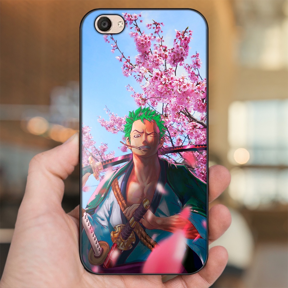 Ốp lưng Vivo V5, V5 Plus viền đen in hình Zoro One Piece