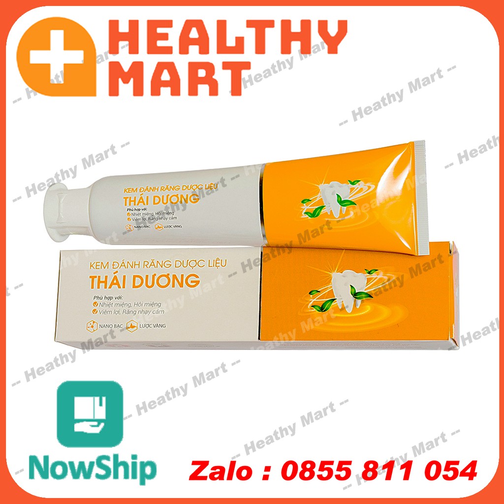 ✔️️️Kem đánh răng dược liệu Thái Dương 20gr - 100gr