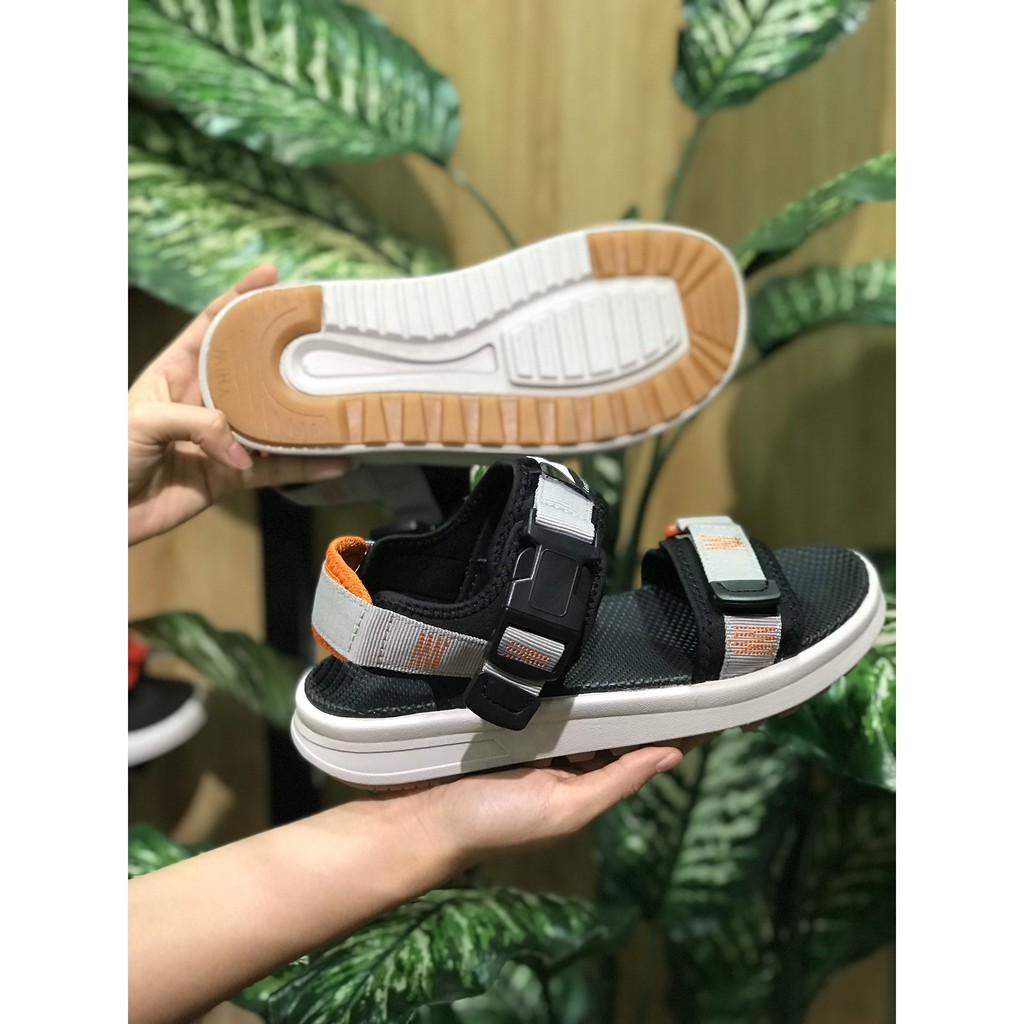Sandal Nam Letas D711 Tro Ghi thêu quai