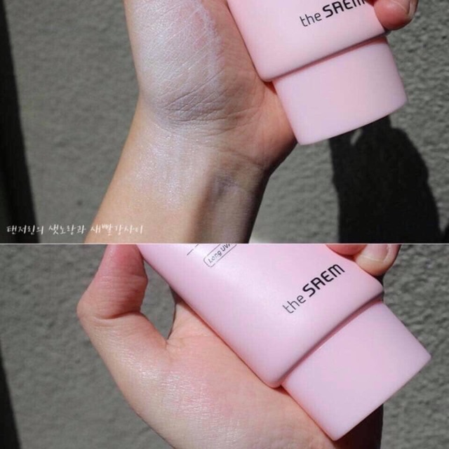 KEM CHỐNG NẮNG T SAEM ECO EARTH POWER PINK SUN SPF 50+ PA++++ 50g CHO MỌI LOẠI DA | BigBuy360 - bigbuy360.vn
