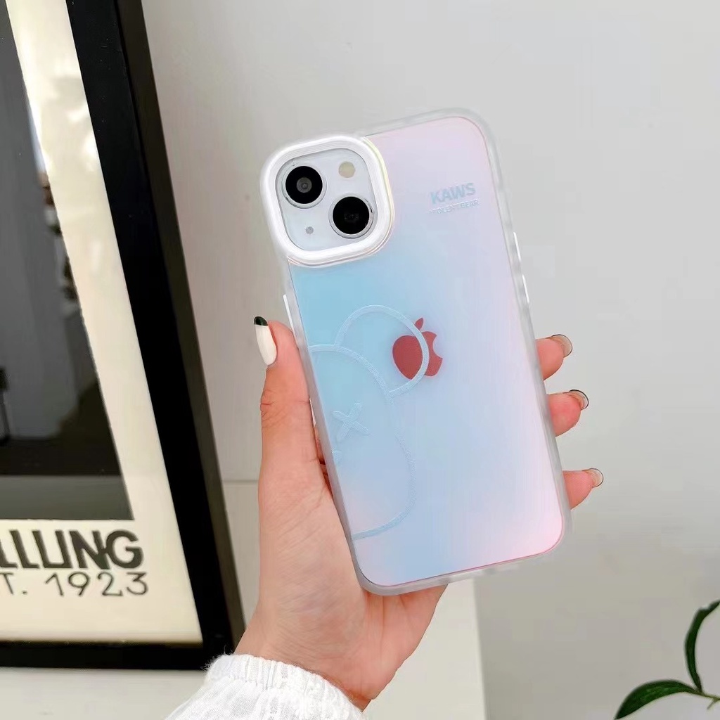 Ốp Điện Thoại In Hình Gấu kaws Sang Trọng Cho iphone 13 Pro Max i13 13pro 11ProMax i11 iX Xs XR Xs Max 7plus 8plus 12Pro 12 Pro Max