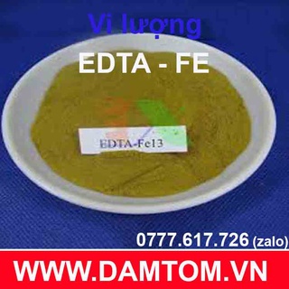 Phân vi lượng sắt, Sắt chelate, Iron chelate, Ferric chelate, Fe EDTA, Sắt hữu cơ gói 1kg