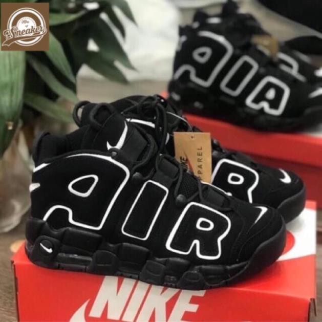 | Real | Giầy AIR UPTEMPO đen full thể thao, sneaker nam nữ dạo phố KHO NEW 2020 , 2020 new 🌟 : 🛫. . ♭ 2021 " !