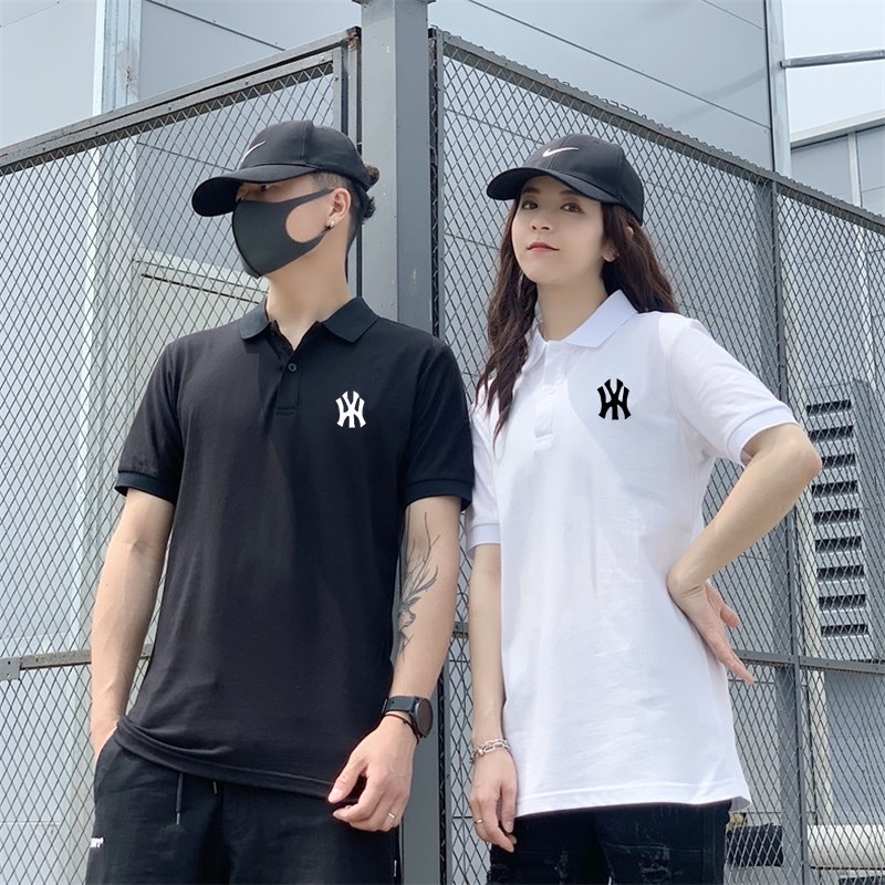 Áo thun ngắn tay có cổ nam chất cá sấu dày mát N.Y kiểu dáng Hàn Quốc siêu đẹp