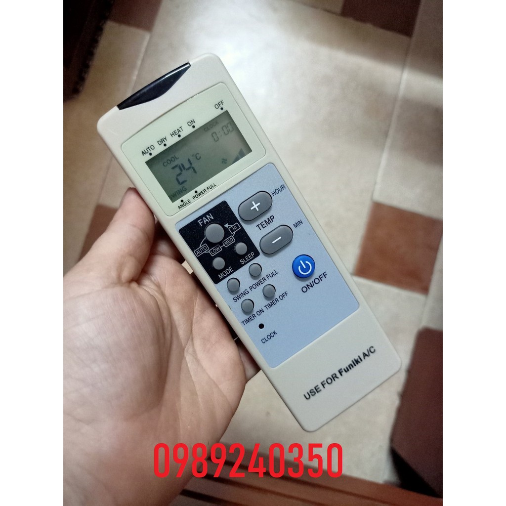 Điều khiển remote điều hòa máy lạnh Funiki