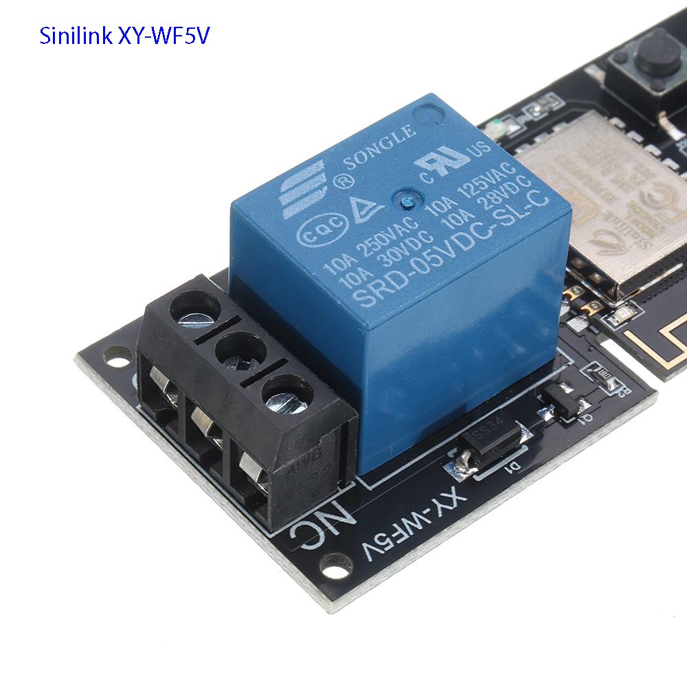 Module Mạch Sinilink XY-WF5V điều khiển thiết bị từ xa qua interner bằng APP kết nối wifi