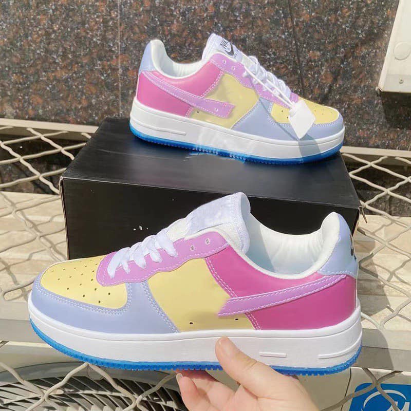 Giày sneaker AF1 đổi màu đế UV, Giày thể thao Air force 1 nữ đổi màu ngoài nắng cực chất - Hàng 11 trung