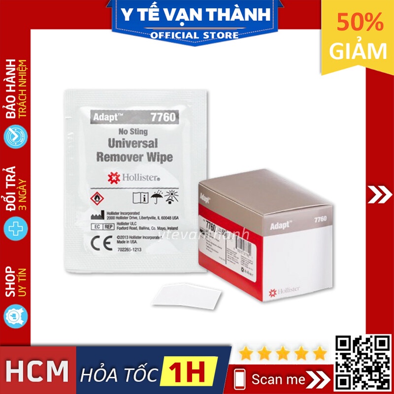 ✅ Miếng Quét Tẩy Keo Hậu Môn Nhân Tạo- Hollister Adapt 7760 -VT0827