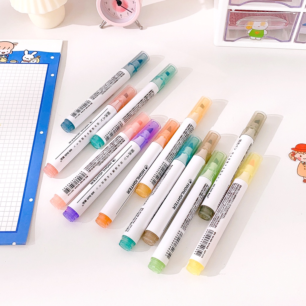 Set 6 Bút Lông Dạ Quang Nhiều Màu Sắc