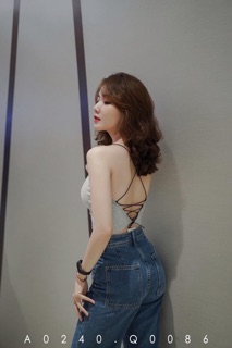 (Xả kho giá gốc) Áo yếm đan dây siêu hot (có mút ngực)