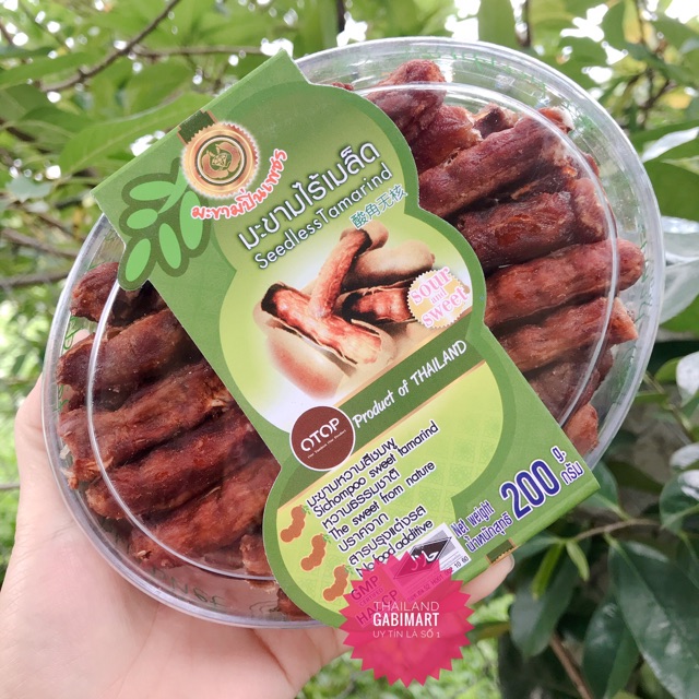 Me tách hạt Otop Thailand 200g tem xanh tem đỏ