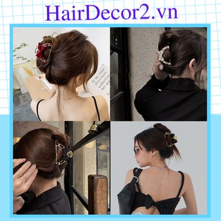 Kẹp Tóc Càng Cua Hình Nơ Nhiều Màu Tùy Chọn Phong Cách Hàn Quốc Dễ Thương hairdecor