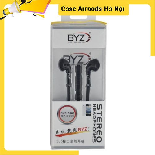 Tai nghe nhét tai có mic BYZ S389