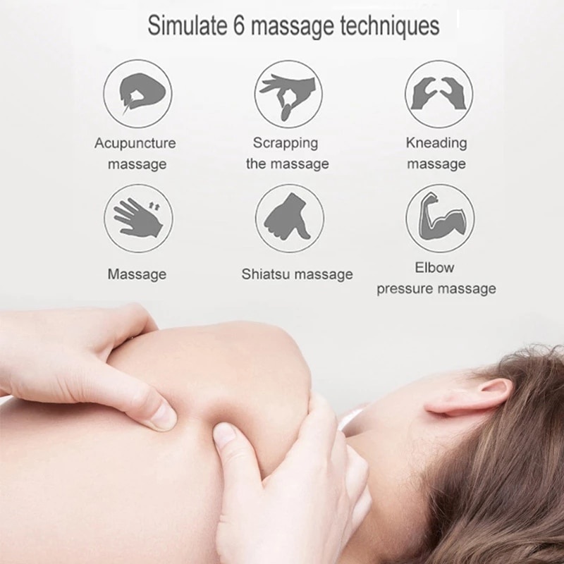 Máy massage cổ mini thông minh giảm đau tiện dụng
