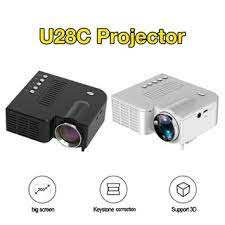 Máy Chiếu LED mini projector tiên tiến mini bỏ túi thế hệ mới 2021 UC28C Độ Sáng 50 Lumens Dùng Cho Gia Đình