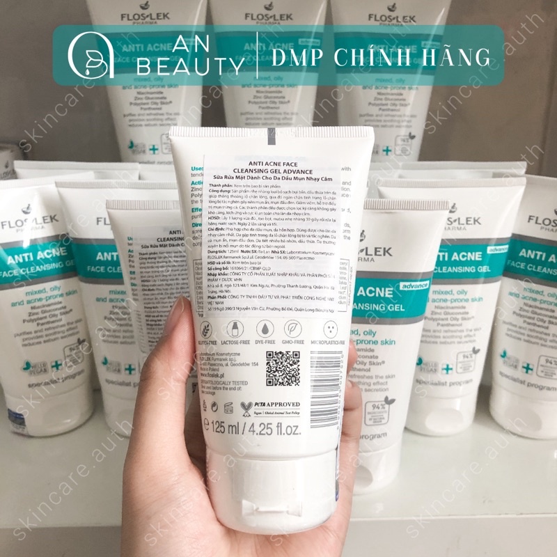 [CHÍNH HÃNG] Sữa Rửa Mặt FLOSLEK Dành Cho Da Dầu, Mụn 125ml | BigBuy360 - bigbuy360.vn