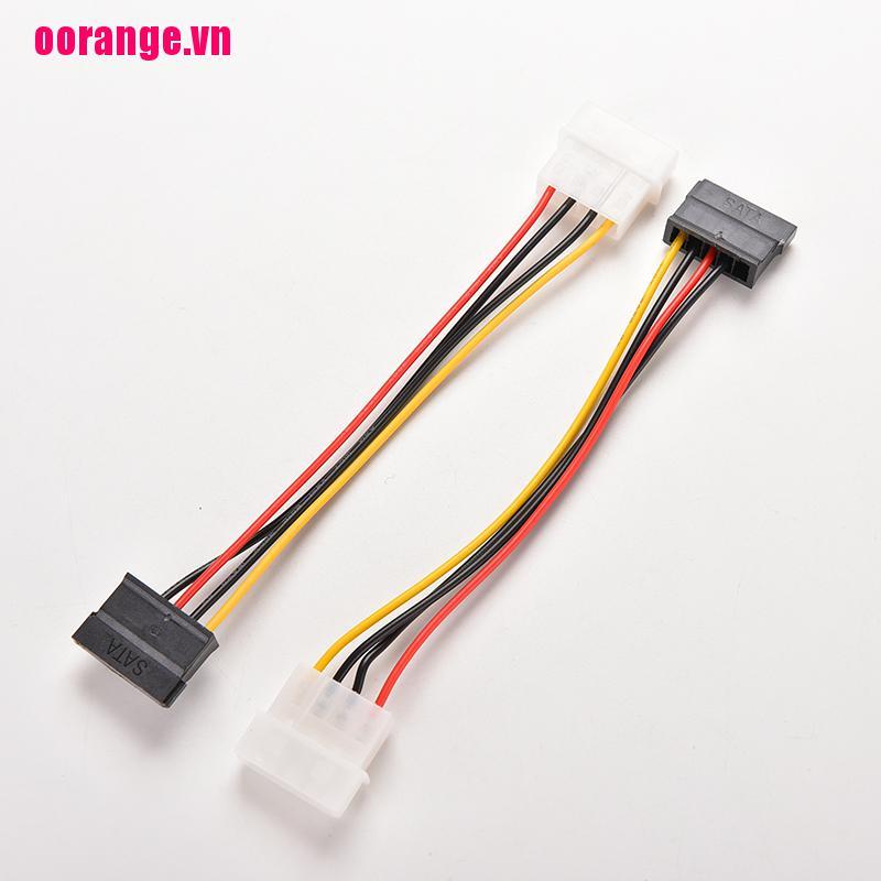 1 Cáp Chuyển Đổi Nguồn 4 Pin Ide Molex Sang 15-pin Serial Ata Sata