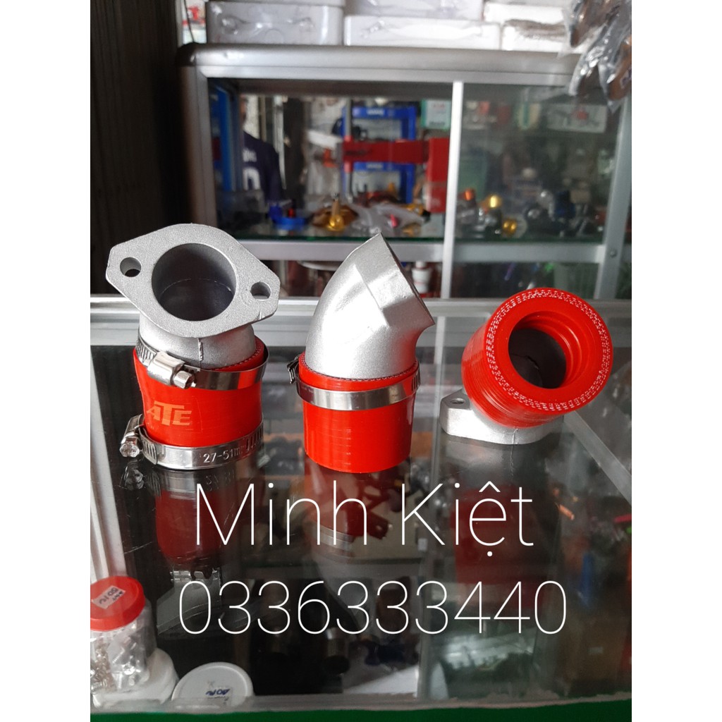 CO XĂNG NHÔM VÀ KHÚC NỐI CAO SU GẮN BÌNH XĂNG ĐỘ