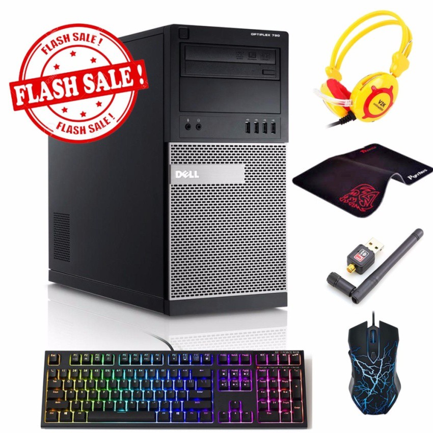 Máy tính Văn Phòng DELL OPTIPLEX 790 MT (G640, Ram 4GB, HDD 320GB) + Quà Tặng - Hàng Nhập Khẩu | BigBuy360 - bigbuy360.vn
