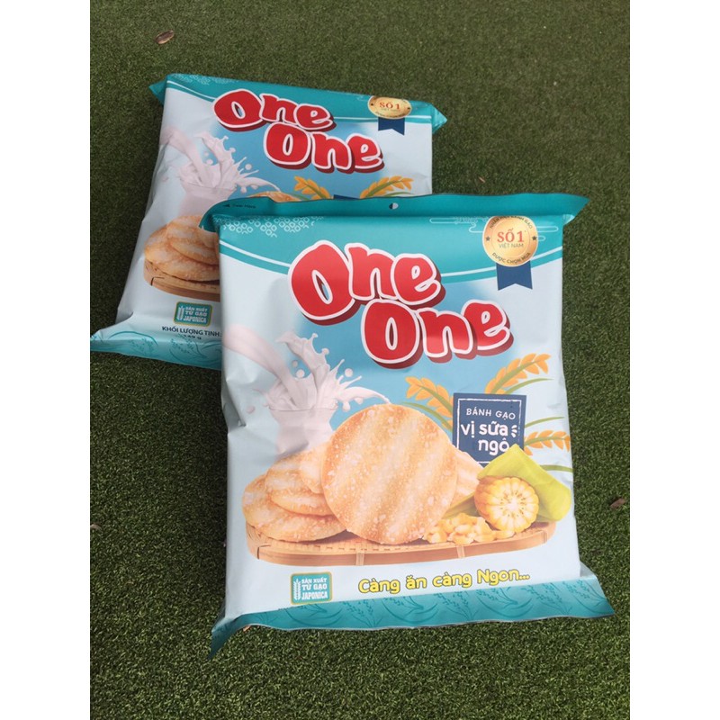 Bánh gạo one one vị sữa ngô 149g