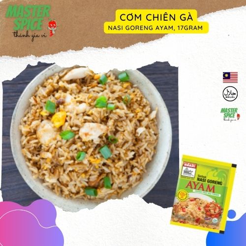 Gói gia vị Cơm chiên Gà khối lượng 17g
