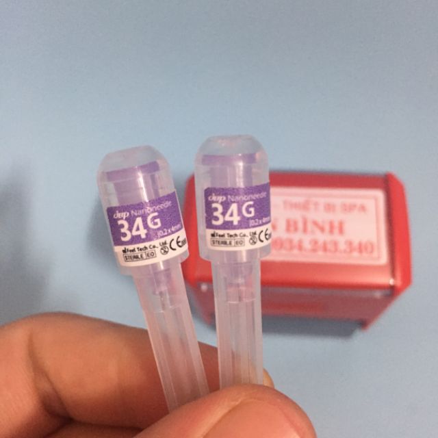 (Q1-HCM) (Lẻ 1) Kim Tiêm Meso 34G JBP - Kim Tiêm Dưỡng Chất 33G và 34G NanoNeedle Hàn Quốc