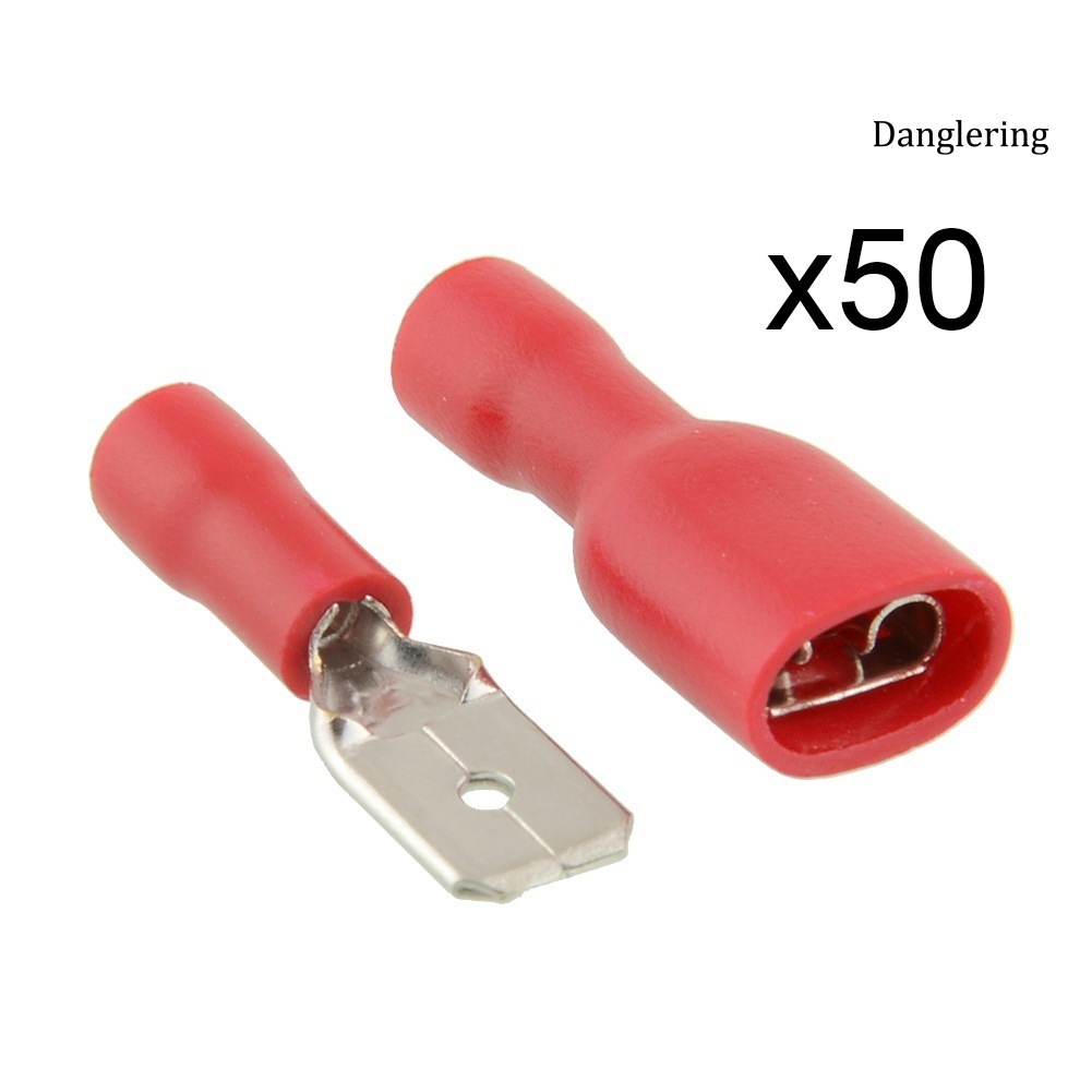 50 Cặp Đầu Nối Dây Cáp Cách Điện