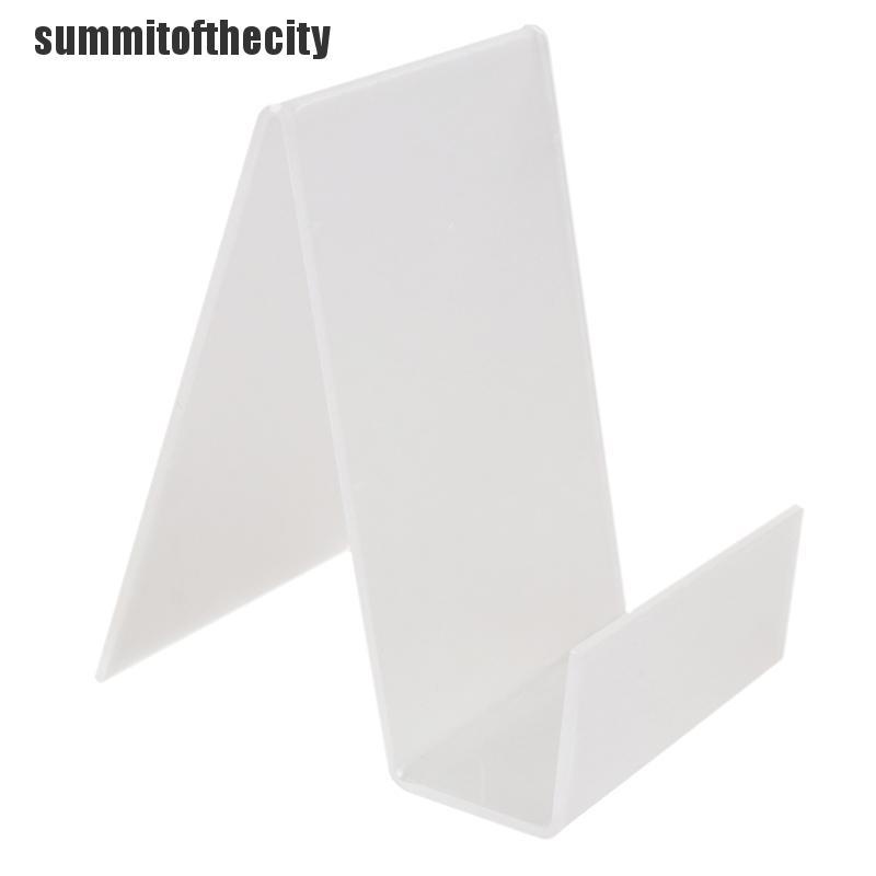 Giá đỡ trưng bày sách bằng nhựa acrylic trong suốt