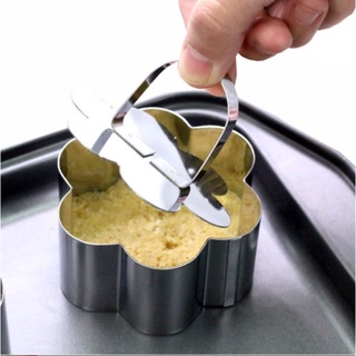 Khuôn ring mousse có nắp nhấn