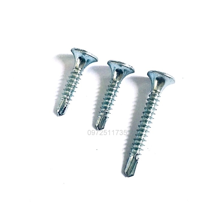 Vít tự khoan đầu bằng M4x20-40mm túi 100c