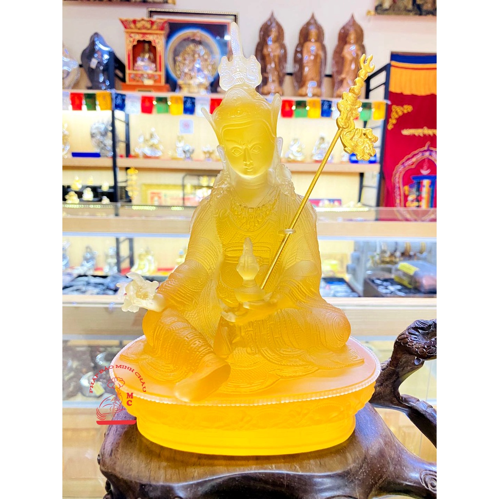 [PBMC] Tượng Liên Hoa Sanh lưu ly 8&quot;