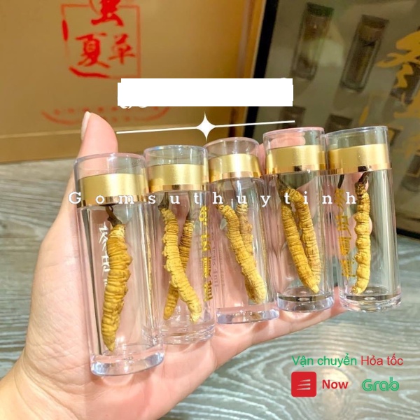 Lọ/ Hũ nhựa cao cấp đựng trầm hương, đông trùng hạ thảo, saffron