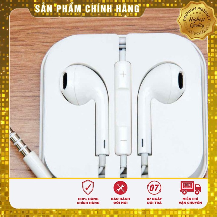 Tai nghe IP trái táo jack cắm chuẩn 3.5mm tương thích nhiều dòng máy