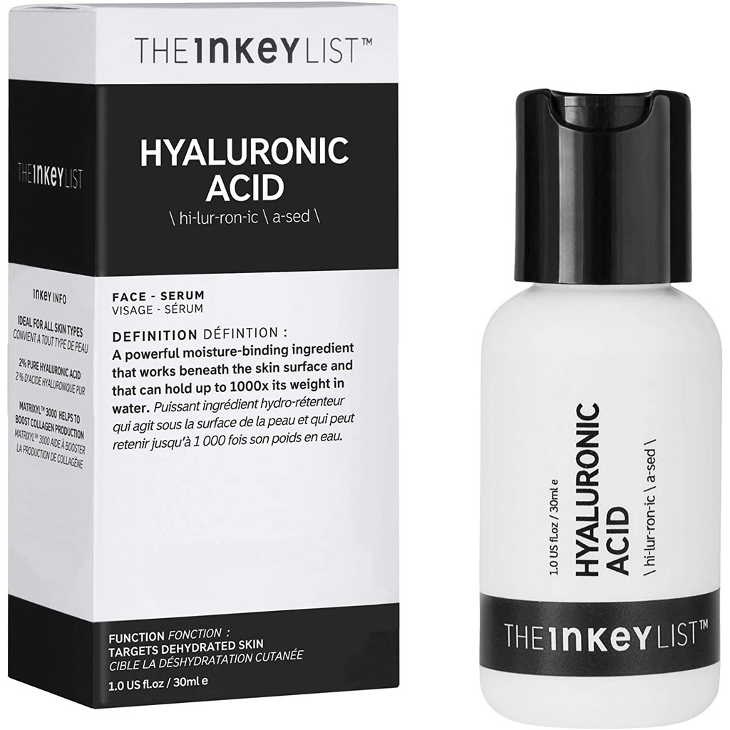 The Inkey List Hyaluronic Acid - Serum Cấp Ẩm Hyaluronic Acid The Inkey List 30ml