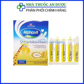 Siro Alphavit Calcium Nano d3 bổ sung canxi giúp bé cao khỏe ăn ngủ ngon hộp 20 ống x 10ml